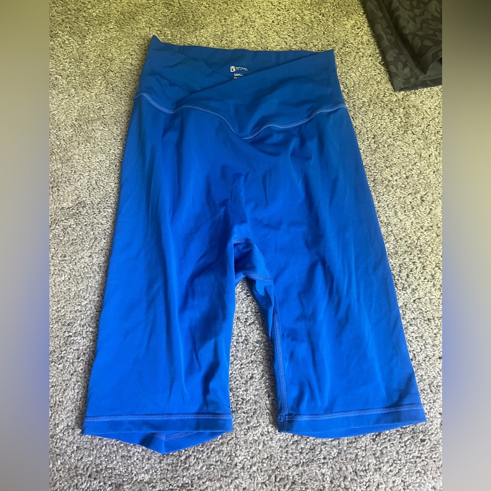 Buff bunny size S biker shorts royal blue LIKE NEW
